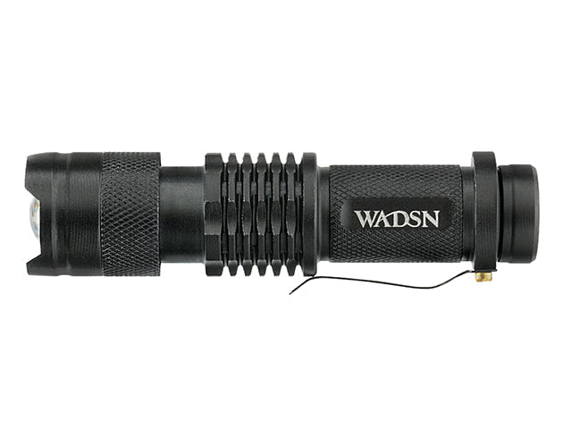 Mini telescopic flashlight - Sort
