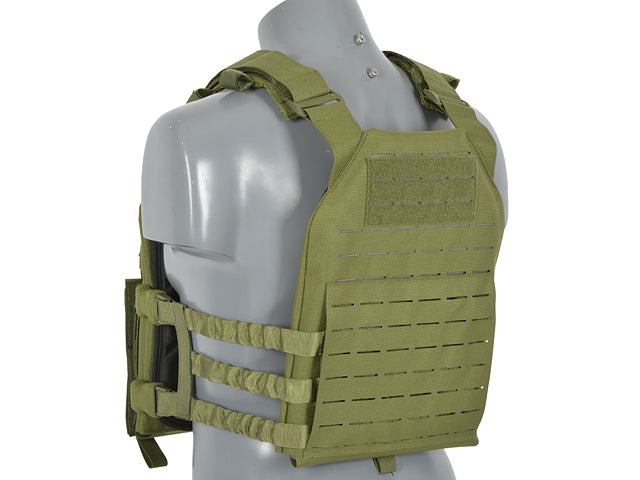 Laser-Cut “Buckle Up" Assault Plate Carrier with AR15/AK Magazine Pouch