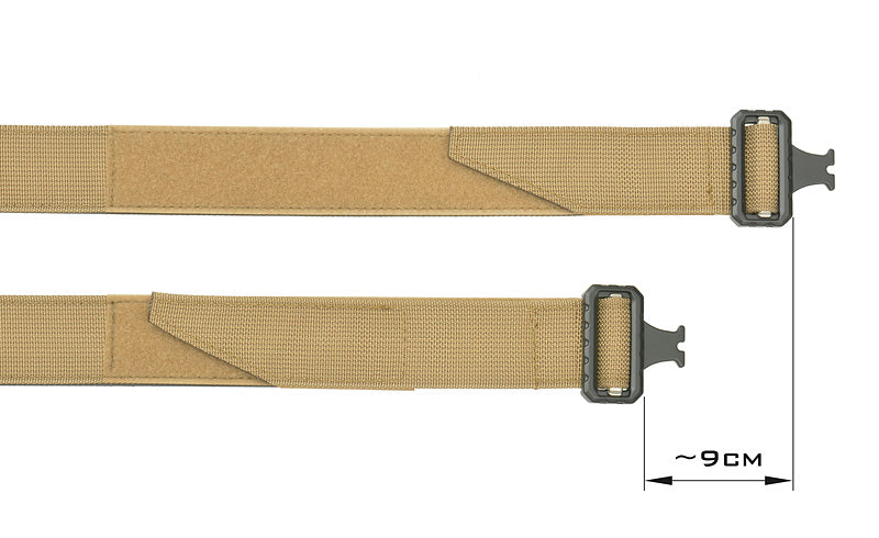 Rigid belt XL with QD buckle