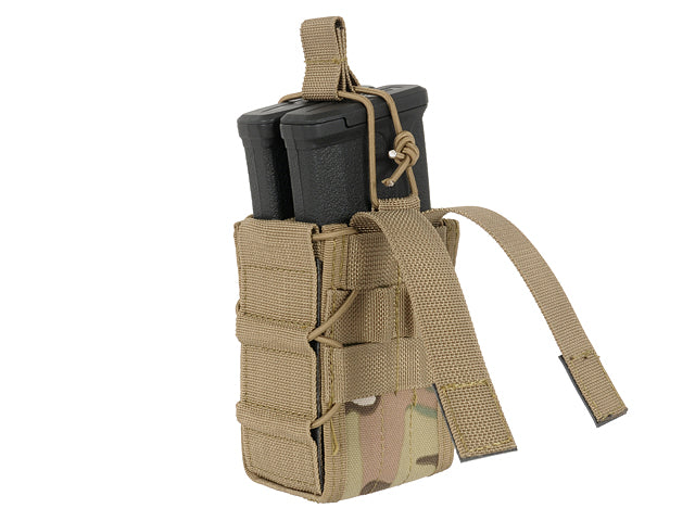 MOLLE Double Rifle Mag Speed Pouch - Multicamo