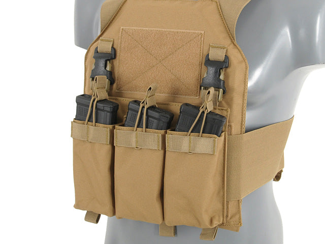 Buckle Up Triple 5.56 Pouch Panel - Black