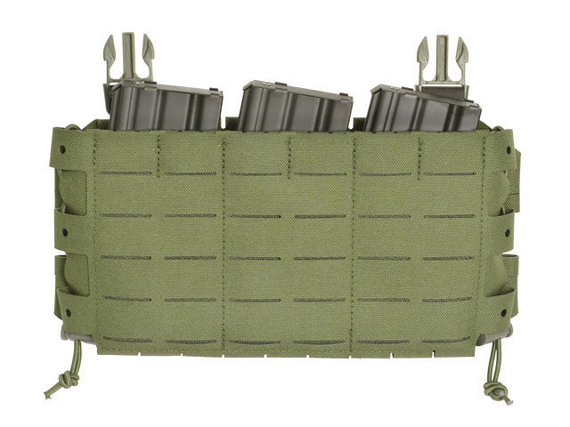 Panel Buckle-up COMPACT - insert for 3 magazines, MOLLE Laser Cut