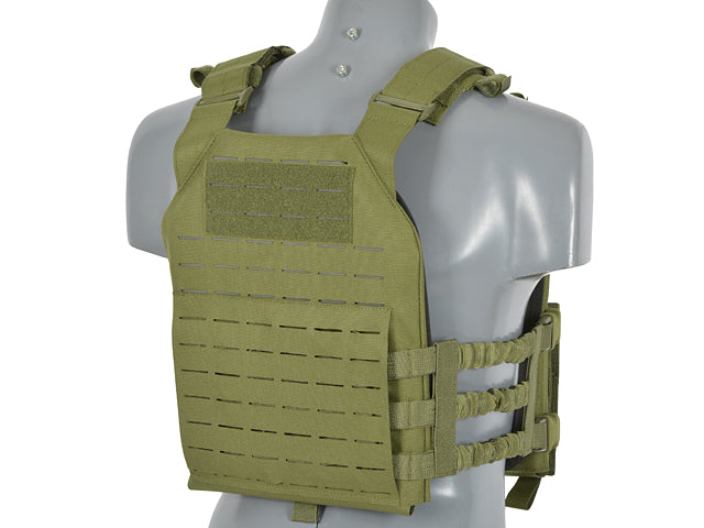 Laser-Cut “Buckle Up" Assault Plate Carrier with AR15/AK Magazine Pouch