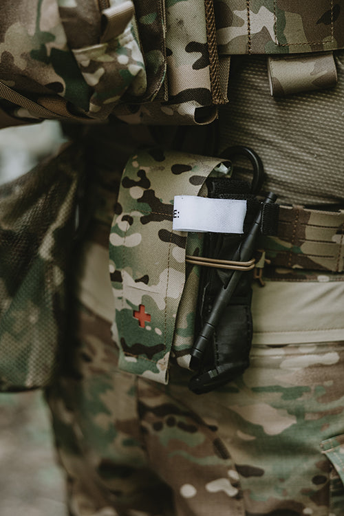 DMR 417 / 2x SR25 Magazine Pouch, Laser Cut - Multicamo