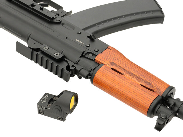 AKS-74U extended upper skinne til Rød dot - Sort