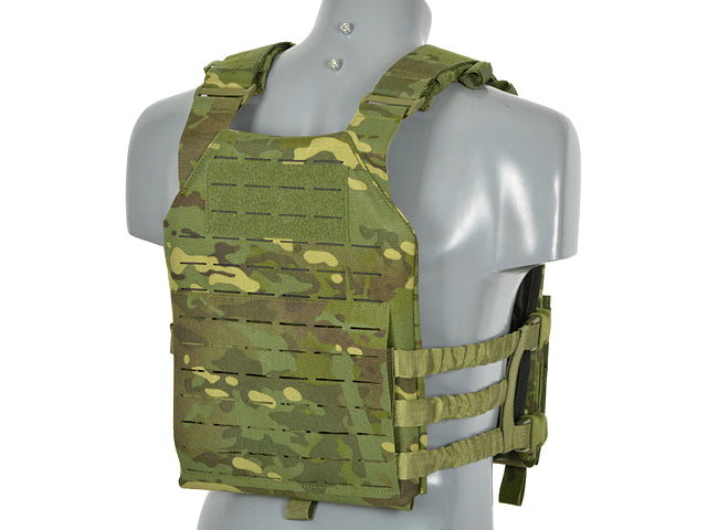 Laser-Cut “Buckle Up" Assault Plate Carrier with AR15/AK Magazine Pouch — MT