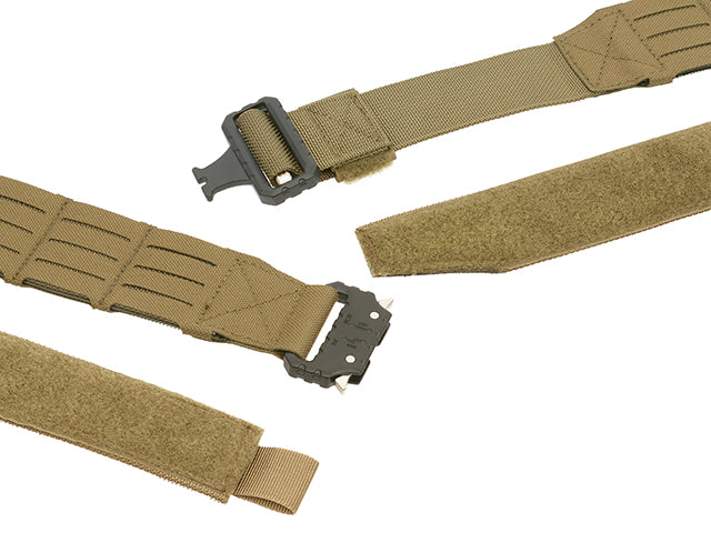 Laser-Cut Tactical Belt - L - Coyote