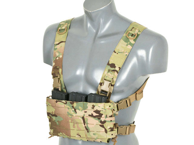 Chest Rig COMPACT MOLLE Laser Cut - Multicamo