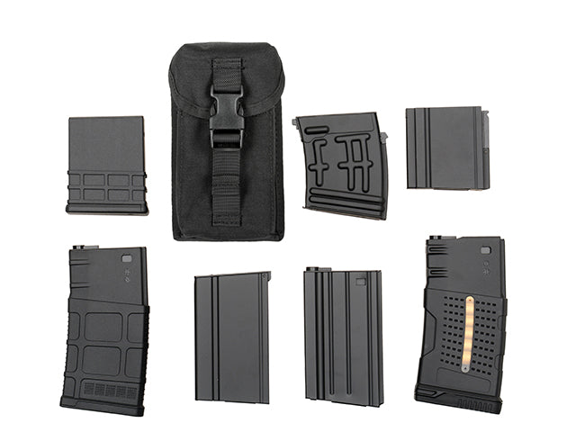 Sniper Rifle Double Magazine Pouch - Olive