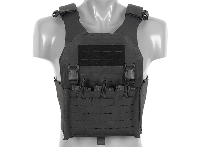 QRF Plate Carrier Laser-Cut Buckle Up with AR15/AK Magazine Pouch