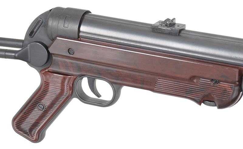 MP40 helmetal AEG maskinpistol Replica - Brown/Oxidized