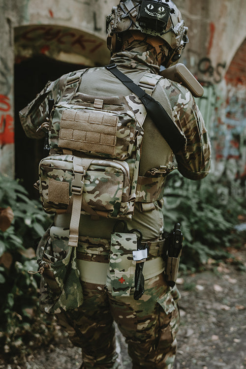 DMR 417 / 2x SR25 Magazine Pouch, Laser Cut - Multicamo