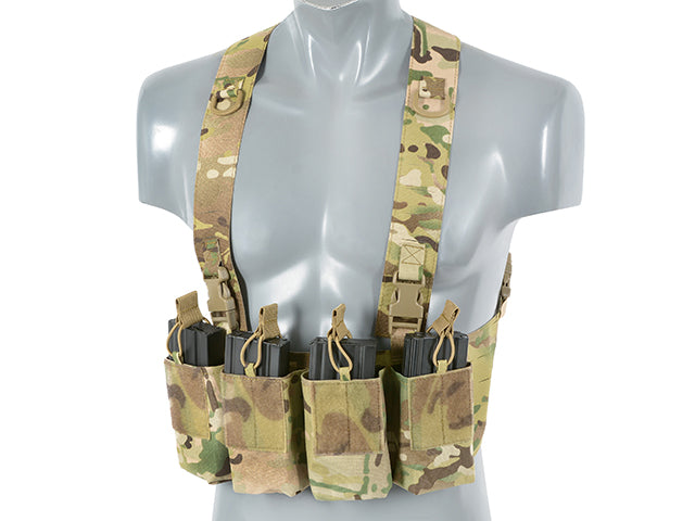 Chest Rig Laser-Cut with AR/AK Pouches - Multicamo