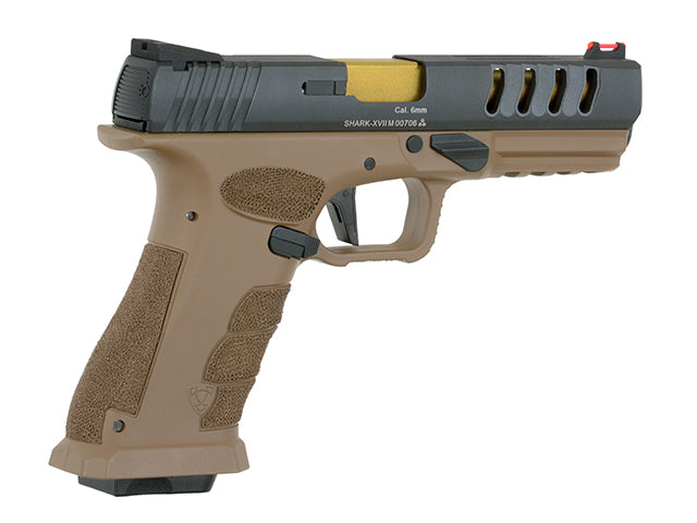 SHARK Full Auto Pistol - Dark Earth