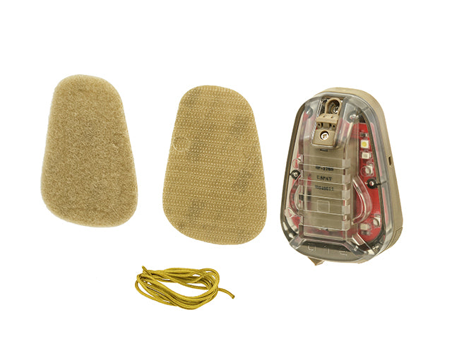 HEL-STAR 6 GEN III hjelm marker - DarkEarth/Red