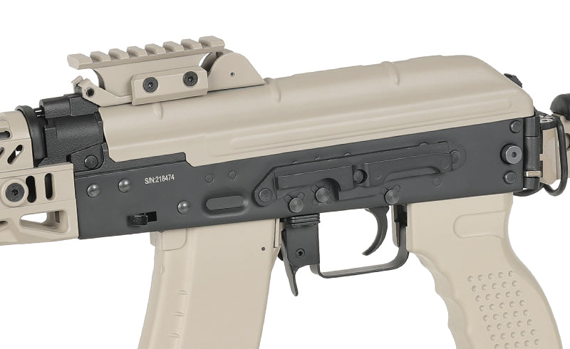 CM.113B AKSU Taktisk Riffel Replica med Eshooter ETU, GEN-2 - Tan