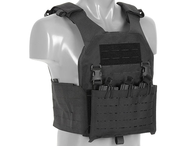 QRF Plate Carrier Laser-Cut Buckle Up with AR15/AK Magazine Pouch