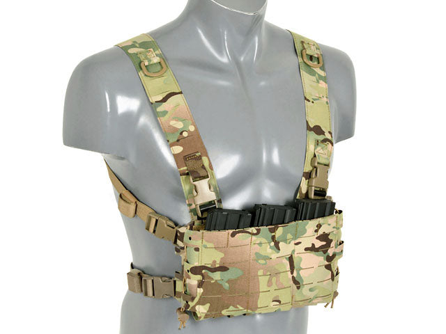 Chest Rig COMPACT MOLLE Laser Cut - Multicamo