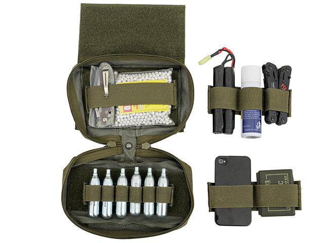 Drop-Down Utility Pouch for Armor Carrier - Multicamo