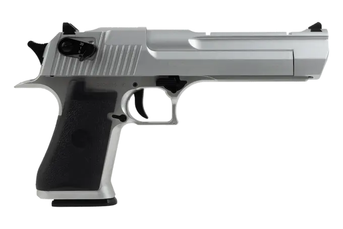 Desert Eagle Co2, Fuldauto model, Silver