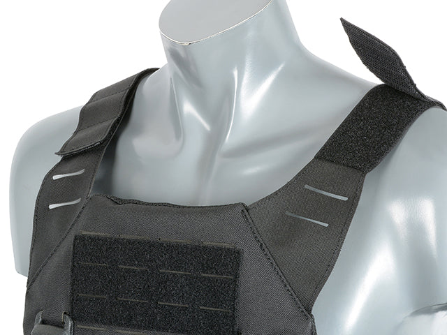 Recon Plate Carrier Laser-Cut Buckle Up Vest with AR15/AK Magazine Pouch - Ranger Green