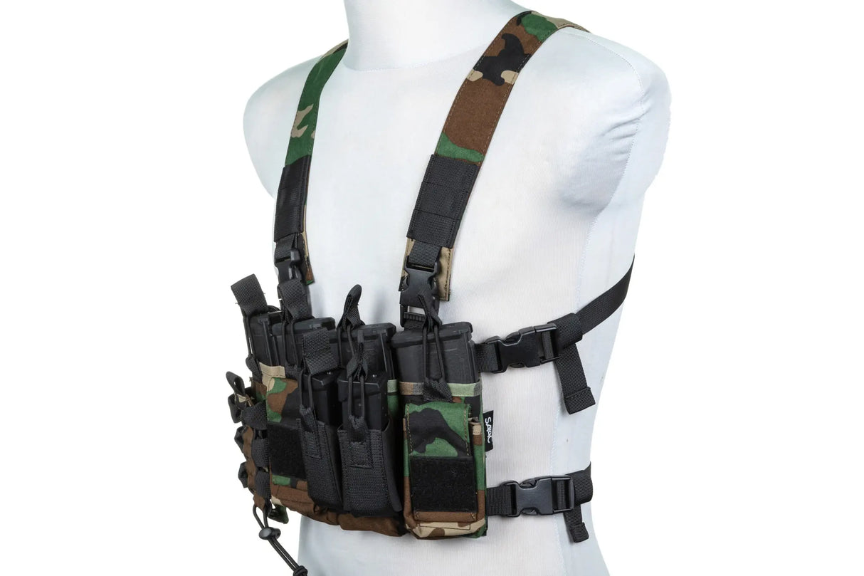 Specna Arms Tactical Adaptive Chest Rig Vest - Woodland