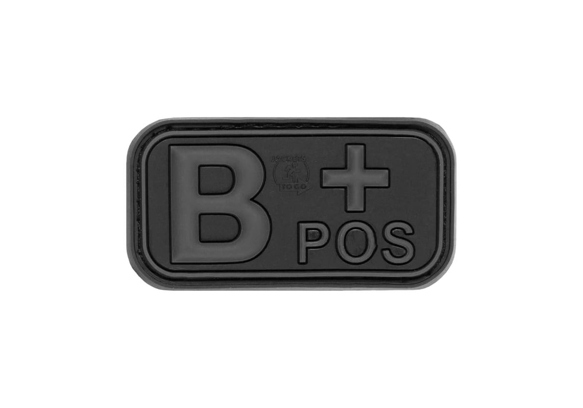 JTG Bloodtype gummipatch B Pos