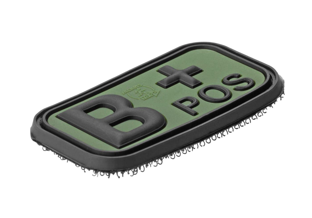 JTG Bloodtype gummipatch B Pos