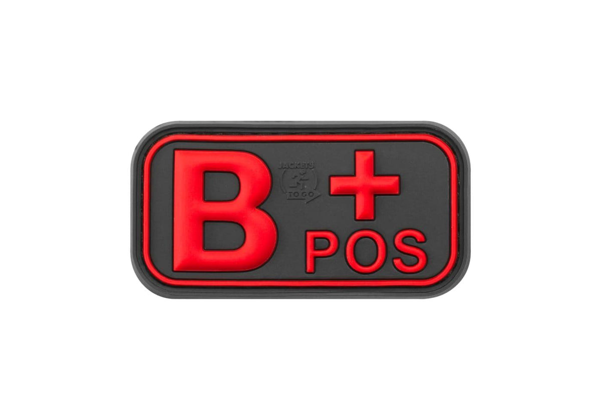 JTG Bloodtype gummipatch B Pos