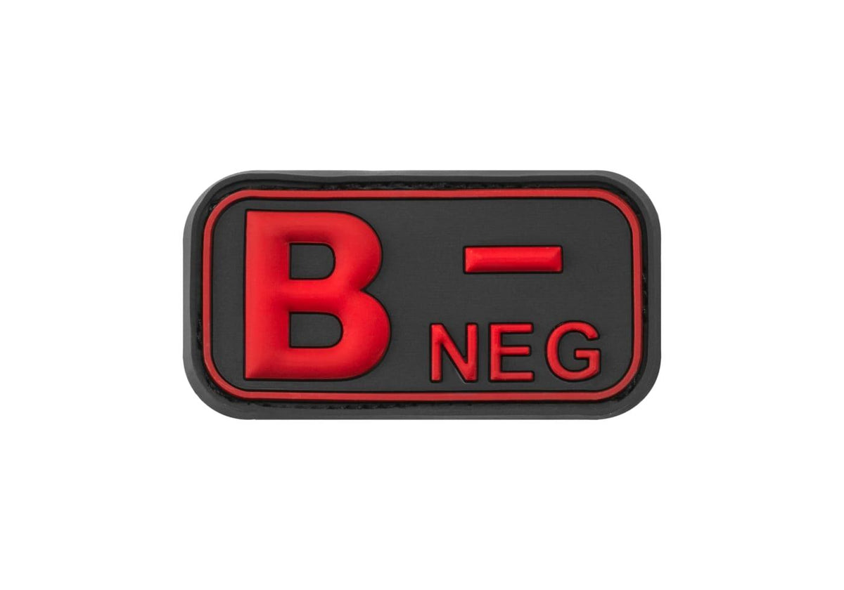 JTG Bloodtype gummipatch B Neg