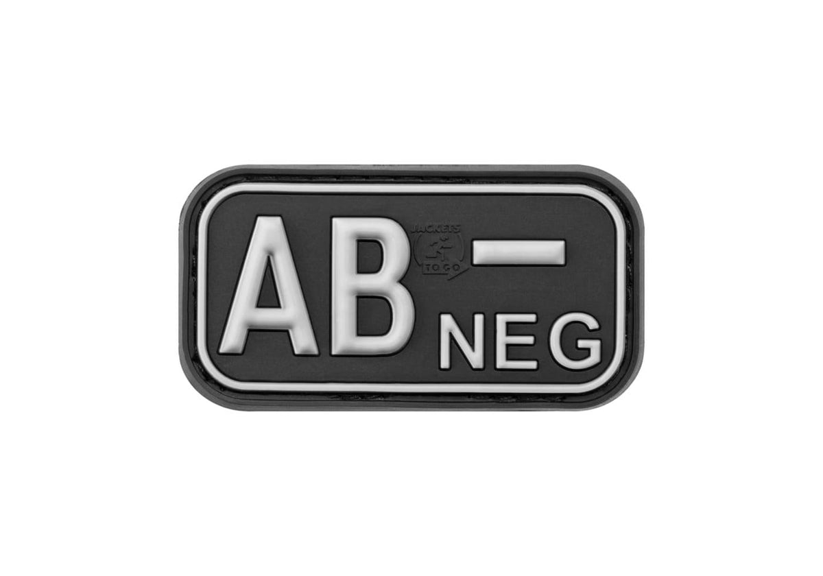 JTG Bloodtype gummipatch AB Neg