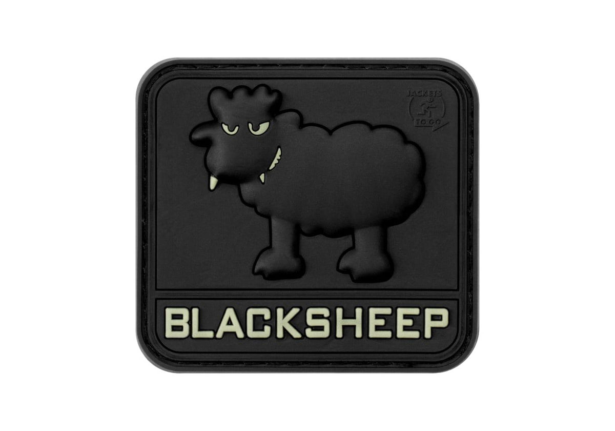 JTG Sort Sheep gummipatch