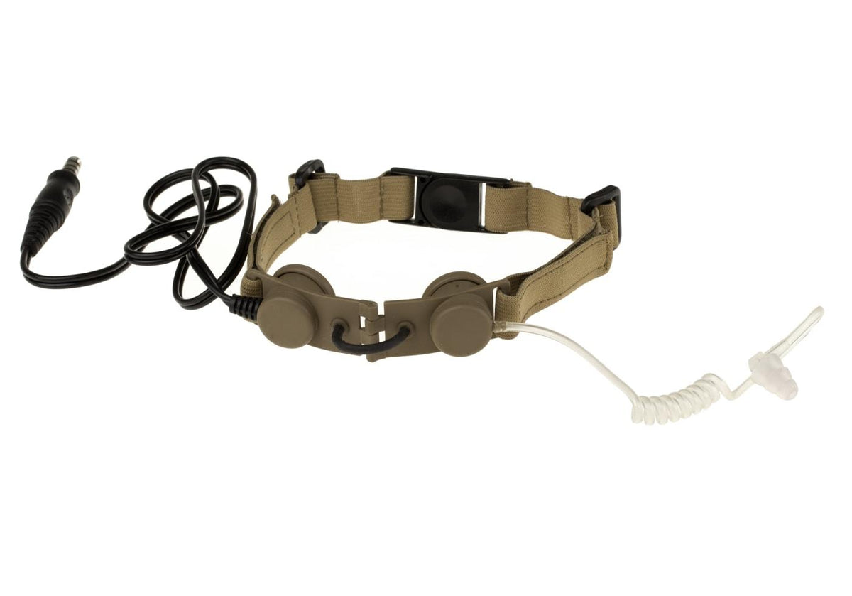 Z-Tactical Taktisk Throat Mic - Dark Earth