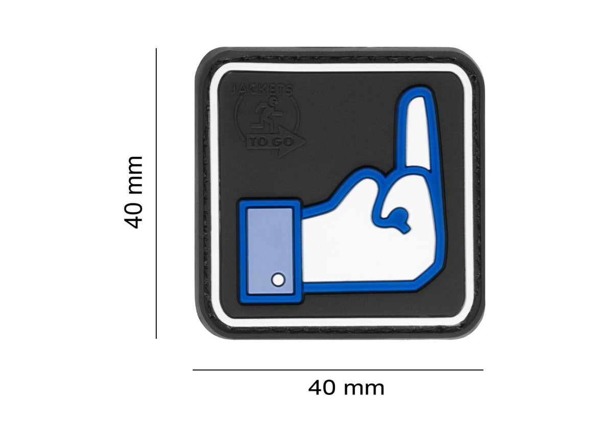 JTG Dislike gummipatch - Multicolor