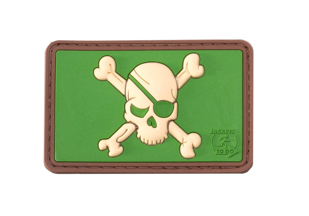 JTG Pirate Skull gummipatch