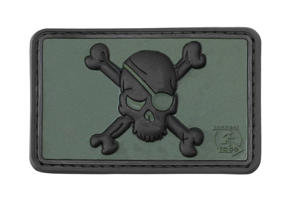 JTG Pirate Skull gummipatch
