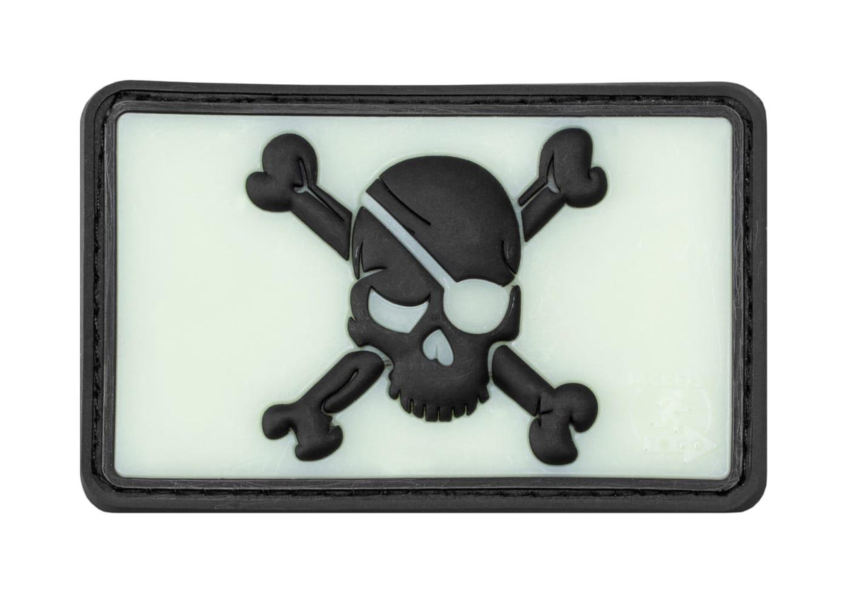 JTG Pirate Skull gummipatch