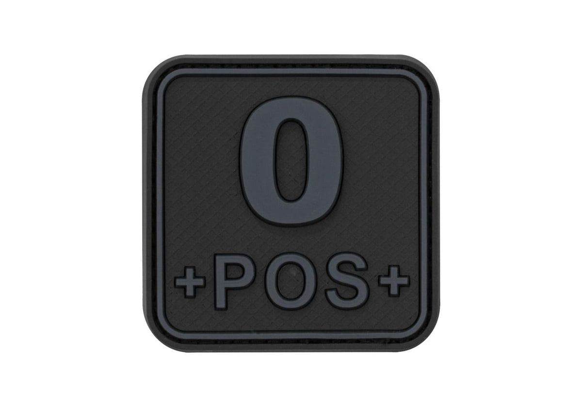 JTG Bloodtype Square gummipatch 0 Pos