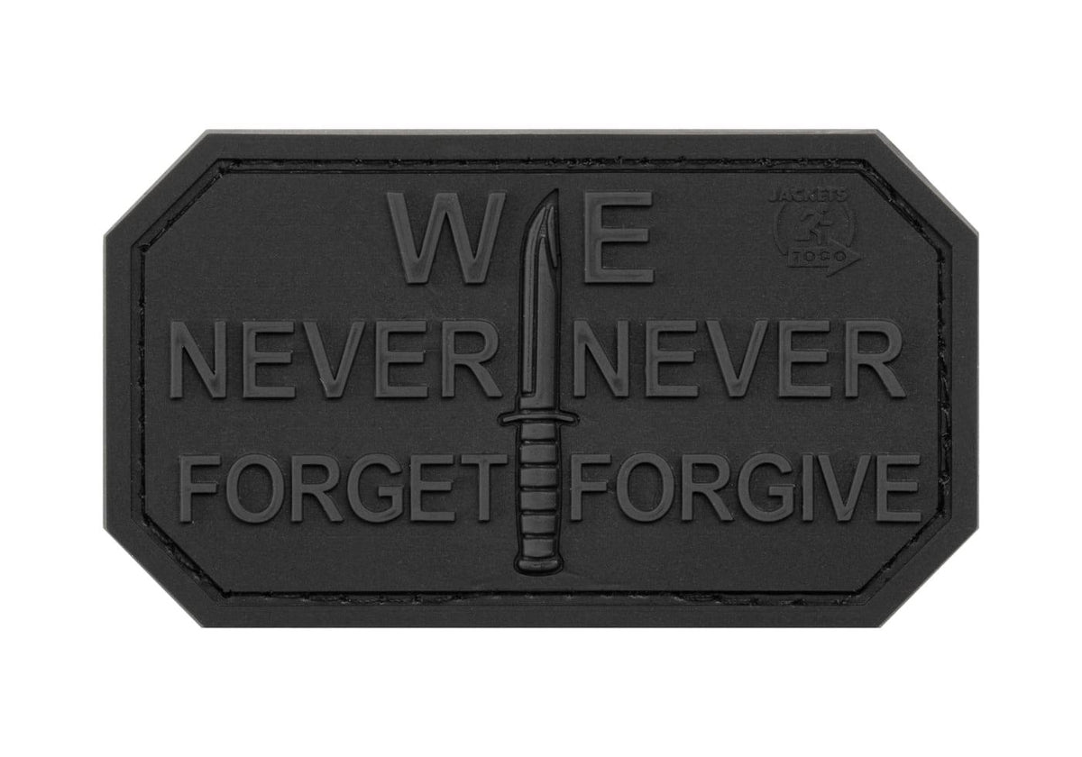 JTG Never Forget gummipatch - Blackops