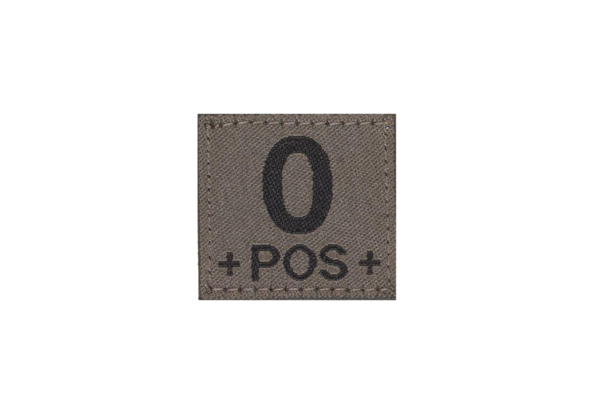 Clawgear 0 Pos Bloodgroup Patch - RAL7013