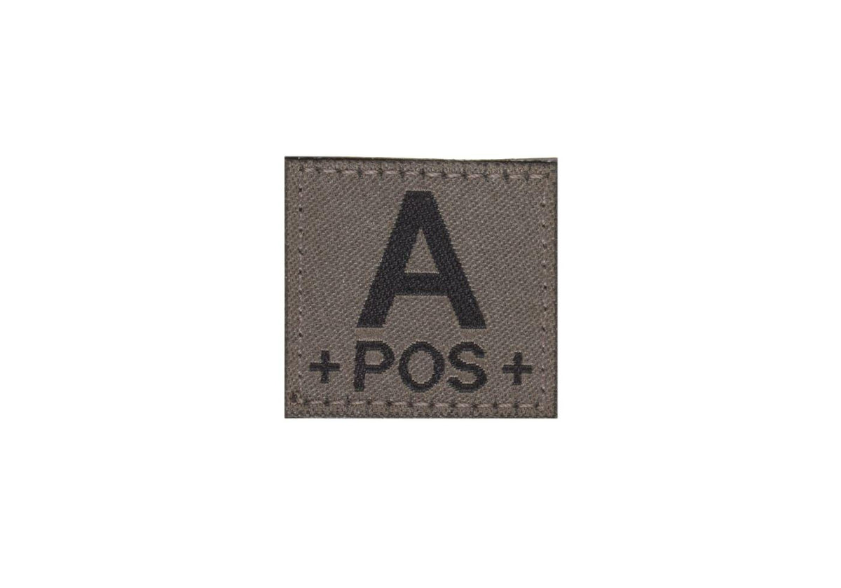 Clawgear A Pos Bloodgroup Patch - RAL7013