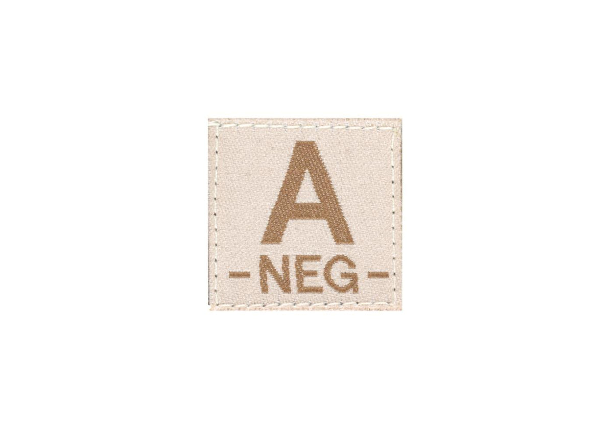 Clawgear A Neg Bloodgroup Patch
