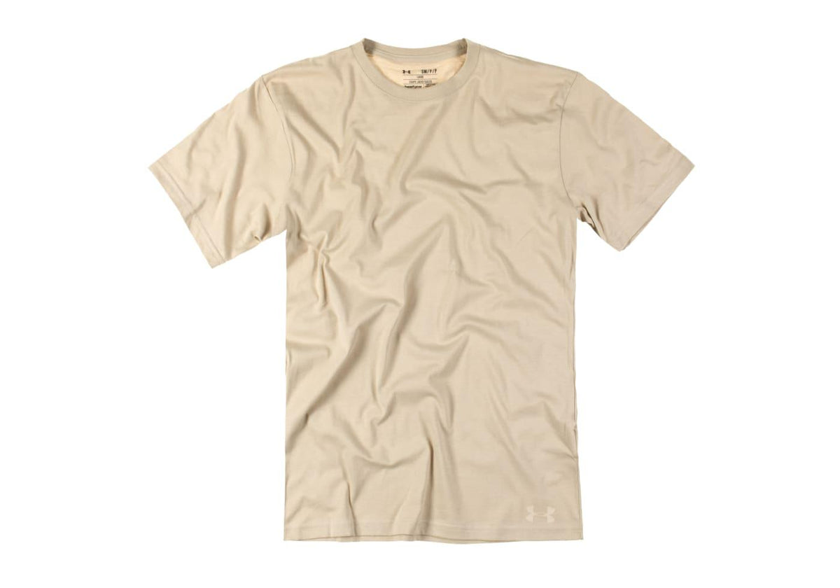 Under Armour UA Taktisk HeatGear Charged Cotton Tee - Beige
