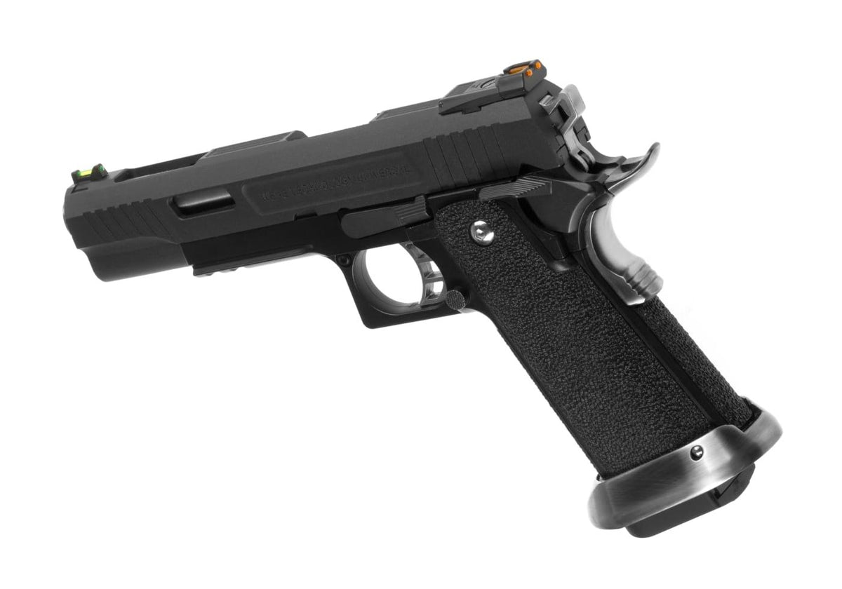 WE Hi-Capa 5.1 Force helmetal GBB - Sort