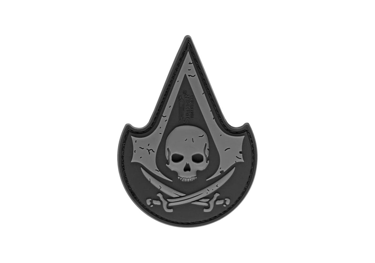 JTG Assassin Skull gummipatch