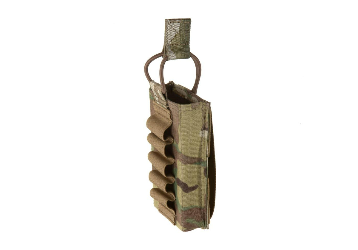 Warrior Enkelt Open magasinlomme 5.56mm med Shotgun Strip - Multicam