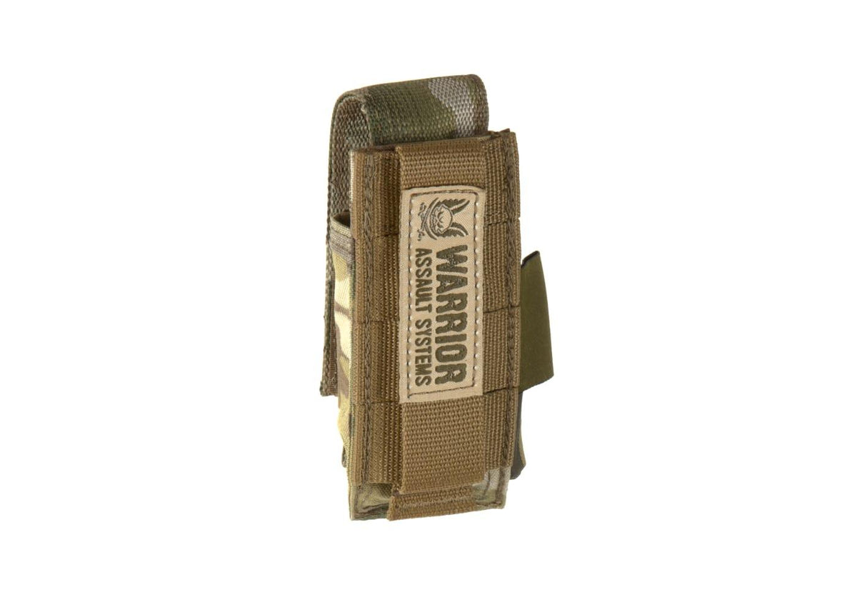 Warrior Enkelt Pistol magasinlomme 9mm - Multicam
