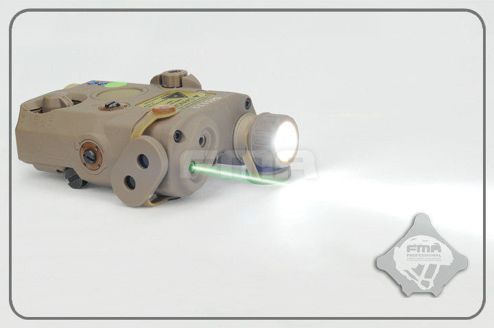 PEQ LA5 UPGRADED VERSION LED LYS OG LASER - TAN