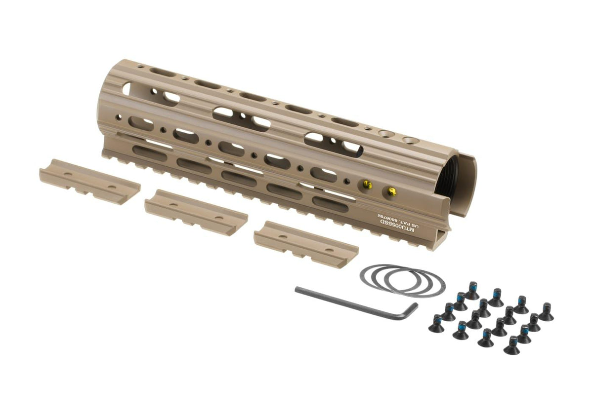 Leapers AR-15 7 Tommer Super Slim Free Float Forskæfte - Dark Earth