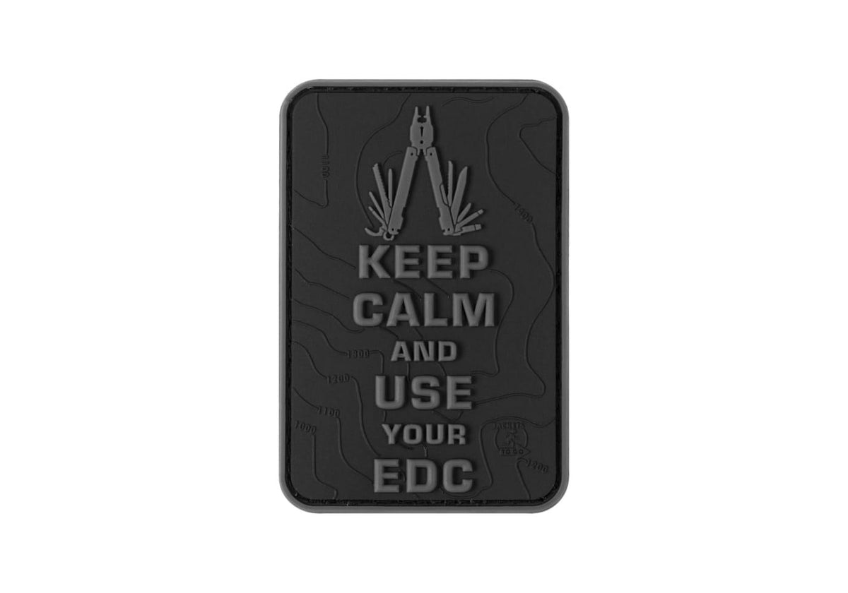 JTG Keep Calm EDC gummipatch